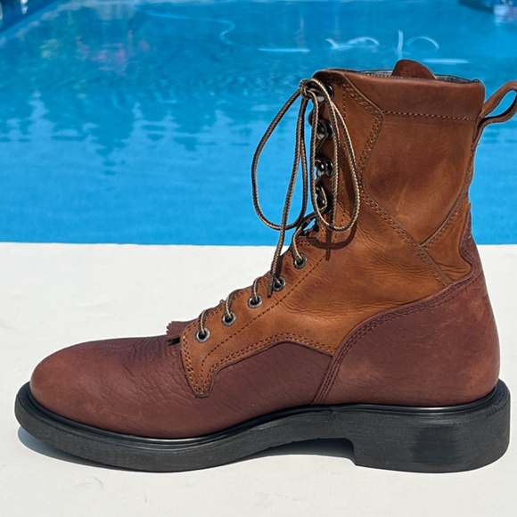 Red Wing 1102 Men's 8-Inch Work Boot Soft Toe, Electrical Hazard, Oil Res - 10D - Picture 7 of 16